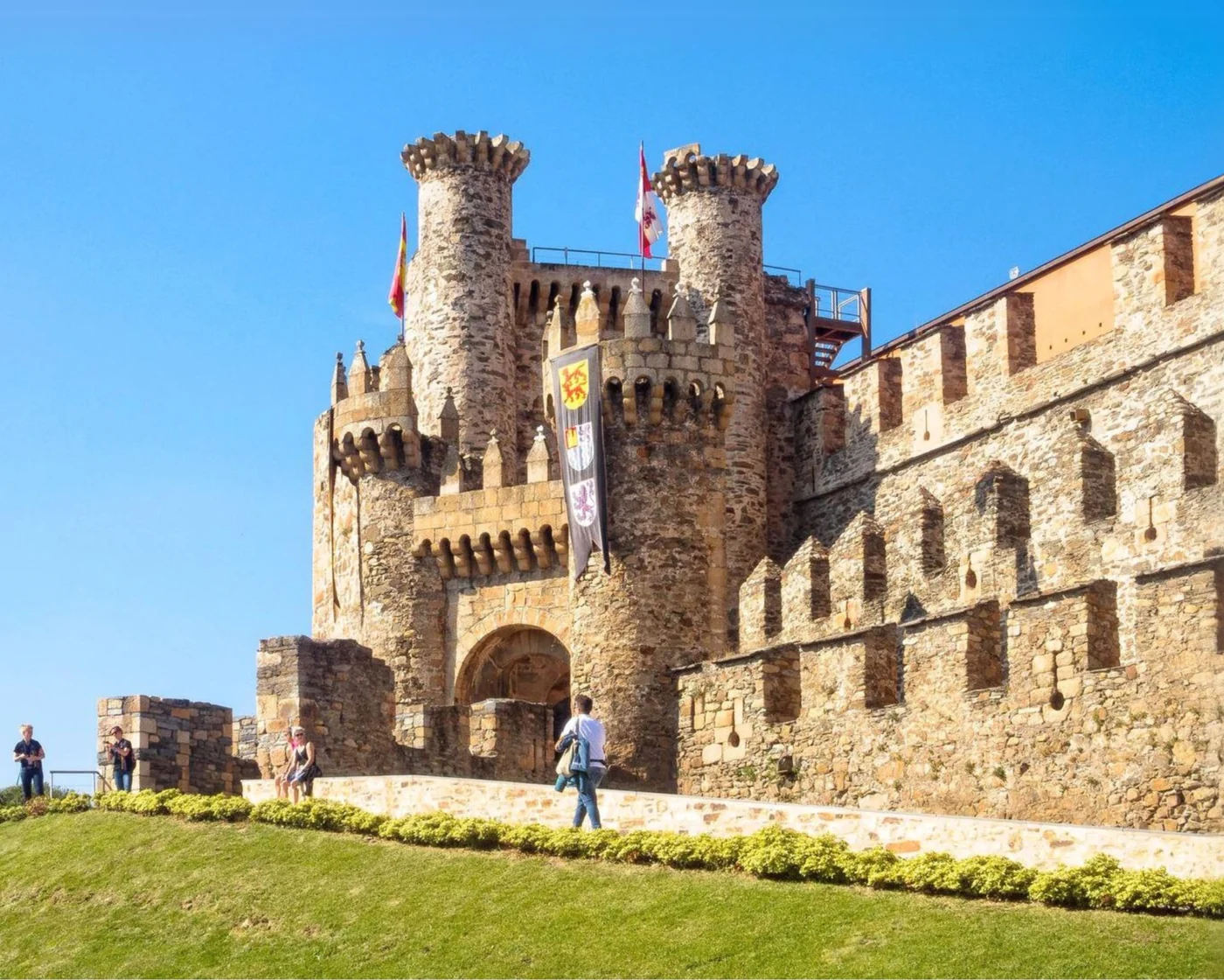 Templerburg Castillo de los Templarios in Ponferrada