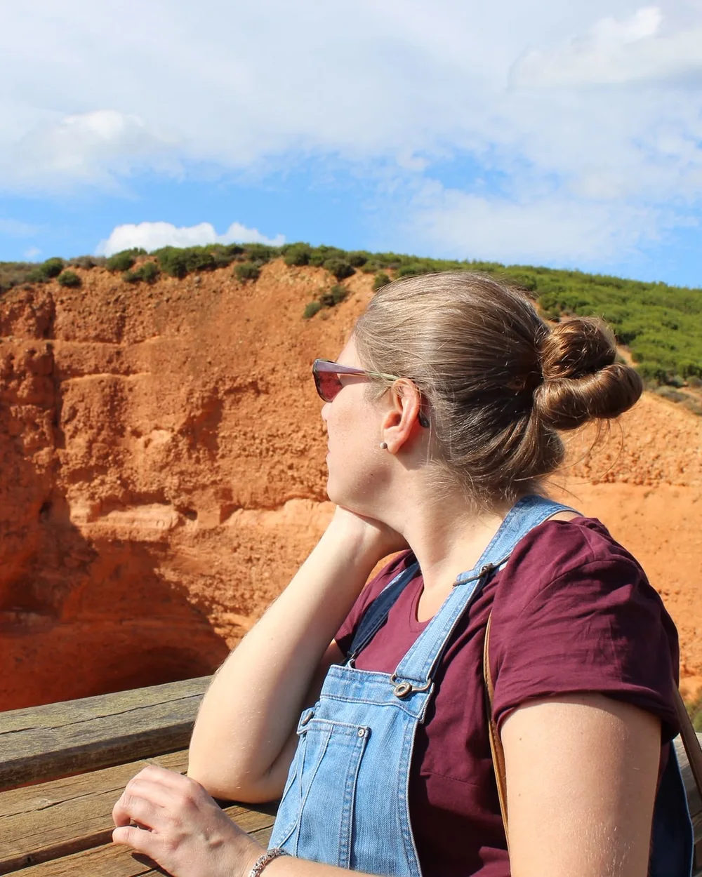 Natalia vor Las Médulas